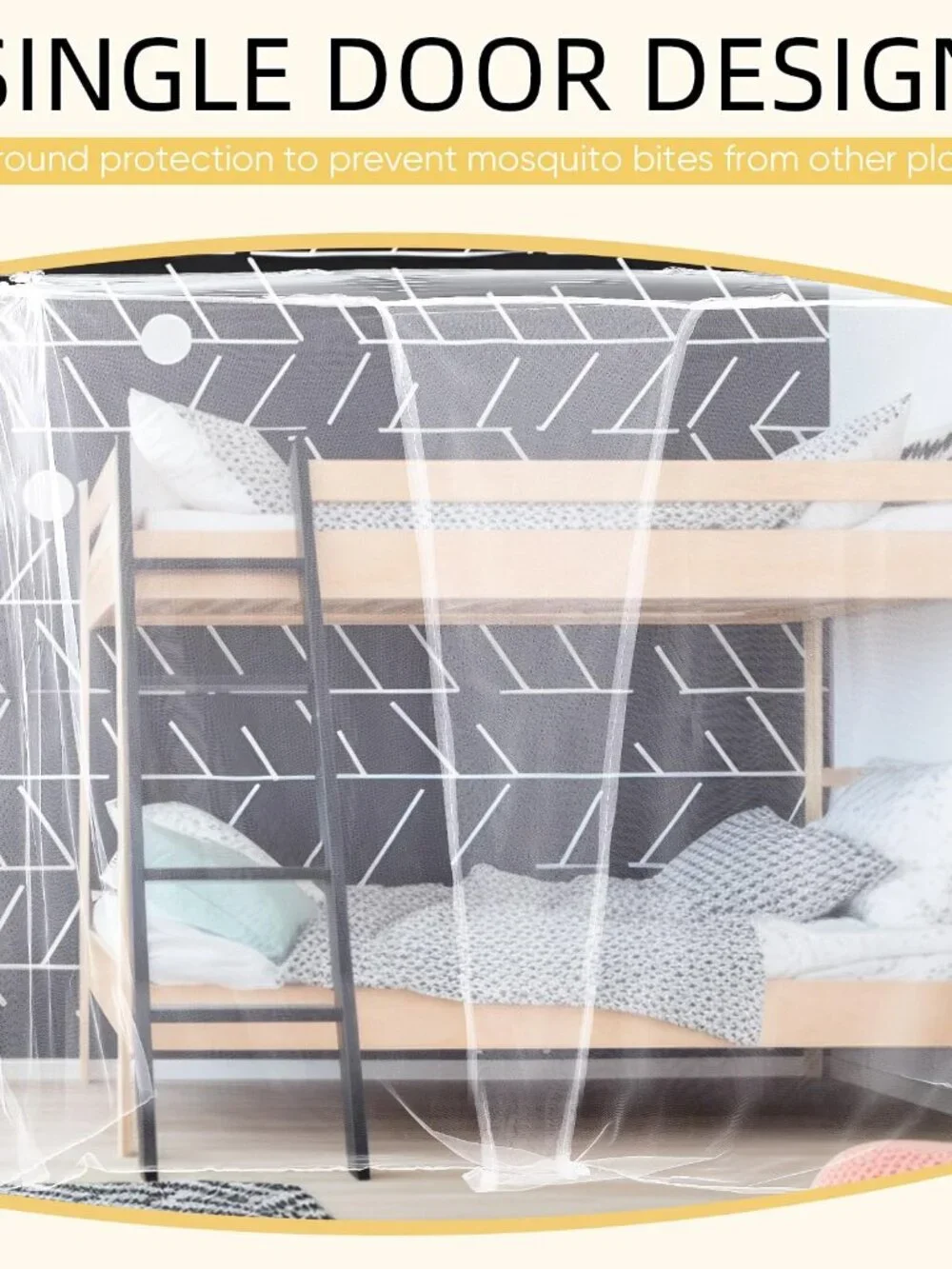 4 Corners Mosquito Net for Bed, Mosquiteros para Camas Bed Canopies Netting Drap
